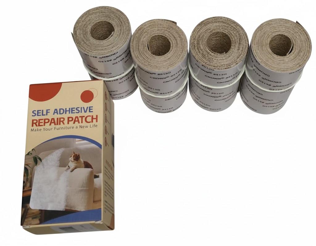 Linen Fabric, Dark Beige, 4 Pieces