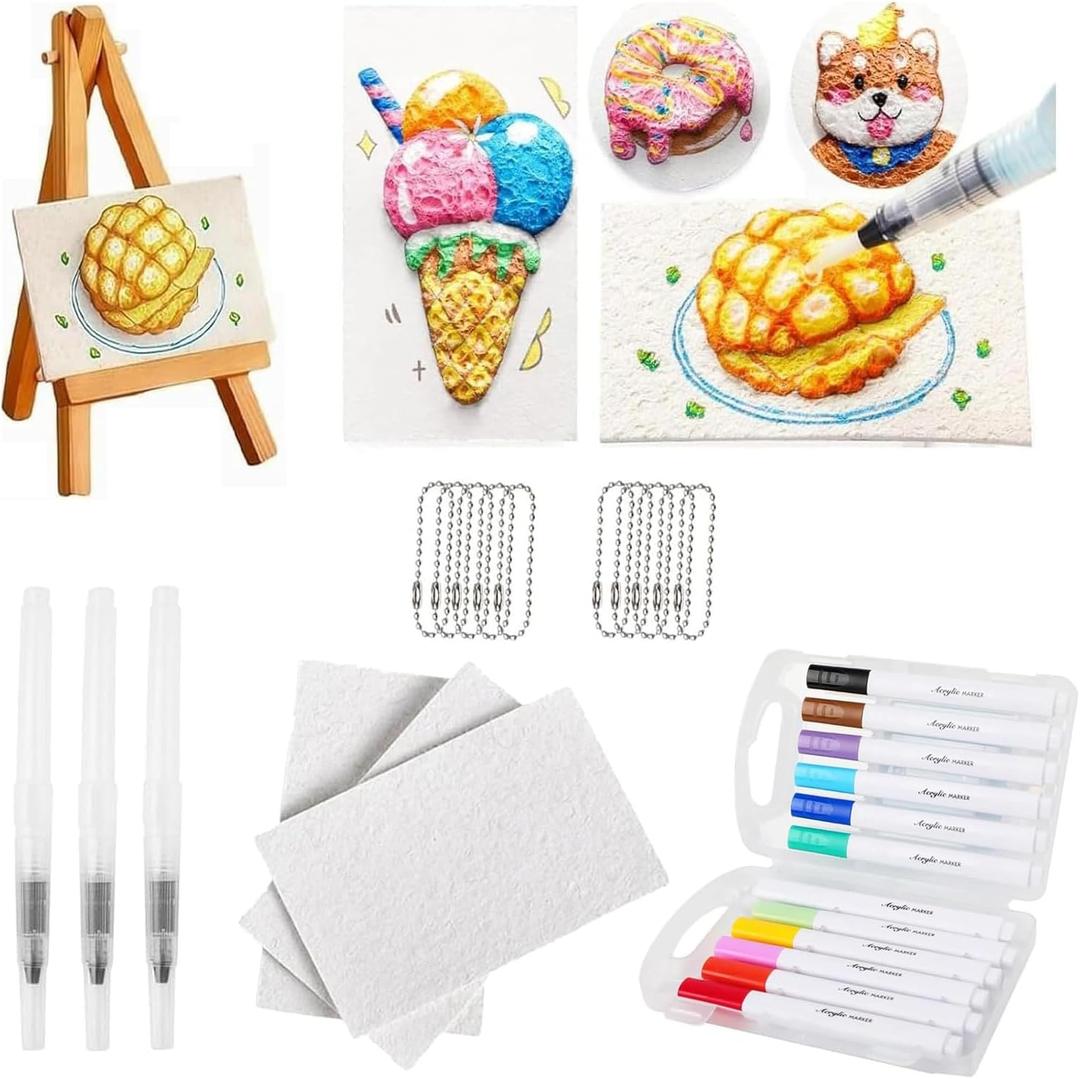 Magic 3D Foam Texture Painting Kit (Rectangle)