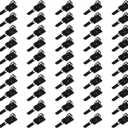 TAODAN 50PCS Desktop Cable Management Cable Tie Cable Clip Nylon Zip Tie Black Adjustable Tie Cable Clip Suitable for Fixing Wood and Metal and Glass