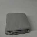 2 Sets Waterproof Couch Cushion Slipcovers Backrest Outdoor Stretch Cushion Covers with Zipper(24 x 20, 24 x 24 x 4 Inch,Light Gray)