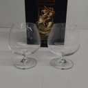 Large 21 oz Crystal Brandy and Cognac Snifter Glasses | Set of 2 Short Stem Giant Sniffer Bowls | Drinking and Tasting Glassware for Bourbon, Scotch, Tequila, Armagnac, Rum, Beer, Liquor
