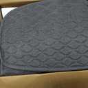 2 Pack Linen Front Car Seat Covers for Cars, Breathable Linen Car Seat Protector Fit Four Seasons, Non-Slip Car Seat Pad for Most Vehicles (2Pack Dark Grey)