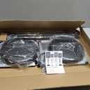 11x17 Inch Adjustable Pedestal Poster Sign Stand, Heavy Duty Floor Standing Sign Holder Stand Aluminum Snap Open Frame for Vertical and Horizontal View Sign Displayed (Black, Round)