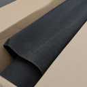 Ottomanson Mud Mat 2' x 3' - 2 Pack Entryway Rug -Non-Slip Scraper Doormat for Muddy Paws, Dirt Trapping Indoor/Outdoor Mat for High-Traffic Areas, Kitchen, Garage, Patio, Black