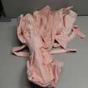 Wavwavw Giant Bow Decor Oversized Big Bows Decoration for Room Wall Backdrop 75x18 Inch Ribbon Tie for Wedding Valentines Day Birthday Party Baby Shower Supplies(Pink,Velvet)