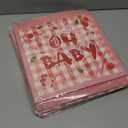 HABDJILTY Balloon Boxes Cherry BABY 1st Birthday Party Decoration 4Pcs Pink and Red Collapsible Balloon Box with Letters 1 Year Old Birthday Party Decorations Supplies, Pack Of 2