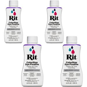 Rit Dyes Fixative Liquid 8 oz. Bottle (Pack of 4)