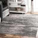 nuLOOM Contemporary Faded Elsa Area Rug, 4x6, Grey