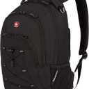 SwissGear 1186 Travel Gear Lightweight Elastic Backpack, Black, 17-inch
