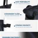 MASTERCANOPY Canopy Weight Sandbags, Without Sand(112 Pounds, Black)