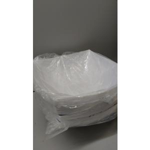 Restaurantware 128 oz Square White Plastic Serving Bowl, 25 Pack