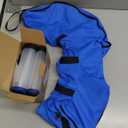 Supet Raised Inflatable Dog Cone Collar to Stop Licking, Soft Dog Cone Alternative After Surgery, Pet Neck Donut Collar for Small Medium Large Dogs (XXL(Neck 18.5"-23.5"), Solid Blue)