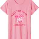 Kiss the miss goodbye cowgirl bachelorette party 2024 T-Shirt (Medium)