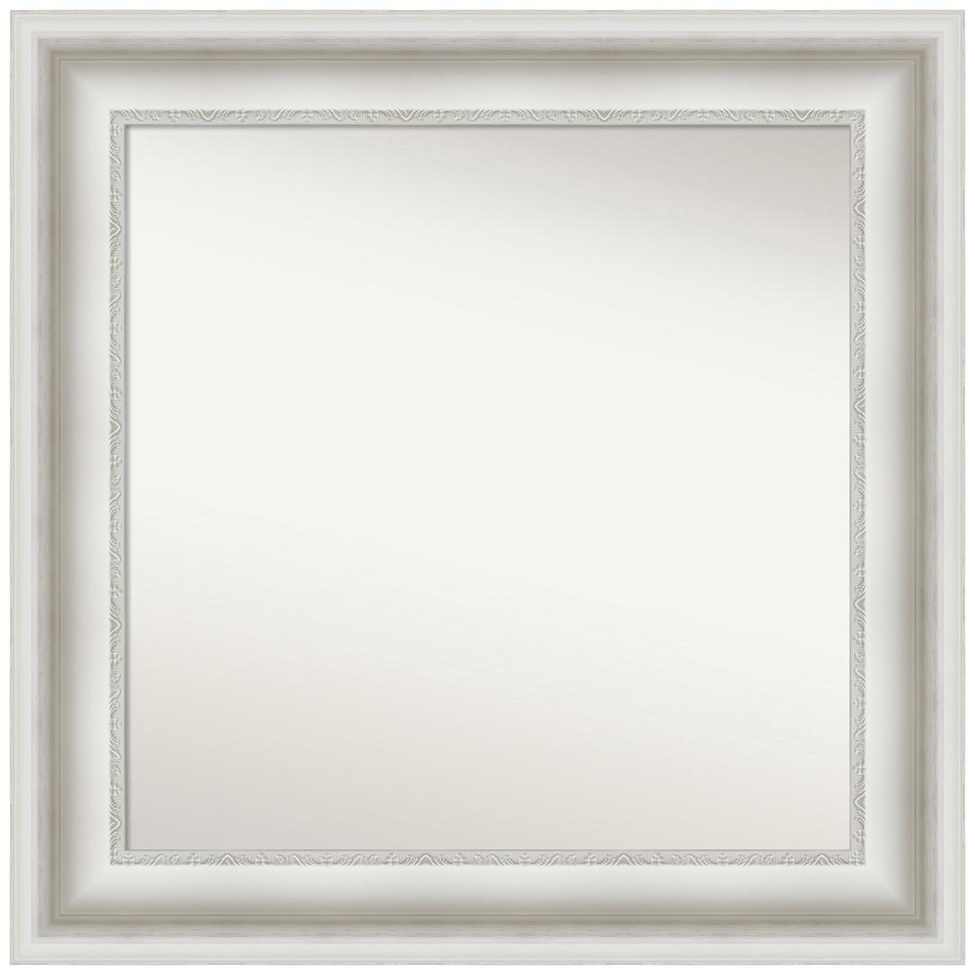 Amanti Art White Wall & Bathroom Mirror for Over Sink, 38x52 Large Mirror