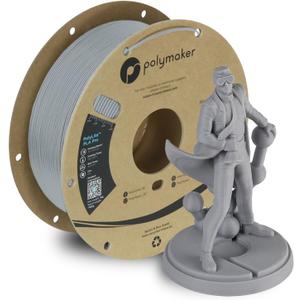 Polymaker PLA PRO Filament 1.75mm 1kg, Tough & High Rigidity Grey 3D Printing Filament, PolyLite PLA PRO 3D Printer Filament 1.75mm, Print with Most 3D Printers (Old Formula)