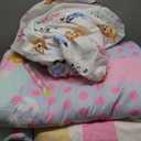 Jay Franco Kids Comforter Set Includes Sheets and Pillow Covers - Soft and Cozy Bed Set for Stylish Room Decor, Pink - Bluey 7 Piece Queen Size Bedding