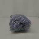 Chunky Knit Blanket Throw Knitted Throw Blankets for Couch Bed Fluffy Soft Blanket with Jumbo Chenille Yarn Thick 100% Handmade (Dusty Blue)