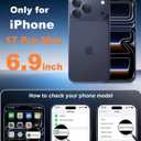FNTCASE for iPhone 17 Pro Max Case: [Compatible with Magsafe] Solid Blue Matte 17 Promax Magnetic Phone Cover with [Full Camera Protection] [Screen Protector] Military Grade Shockproof Protective