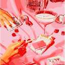 2 x KICHANG Pink Diamond Art Kits for Adults,Diamond Painting Kits for Adults Beginners,5D Diamond Painting Kits Diamond Art Diamond Dots Round Full Drill Diamond for Wall Decor&Gift-12x16in