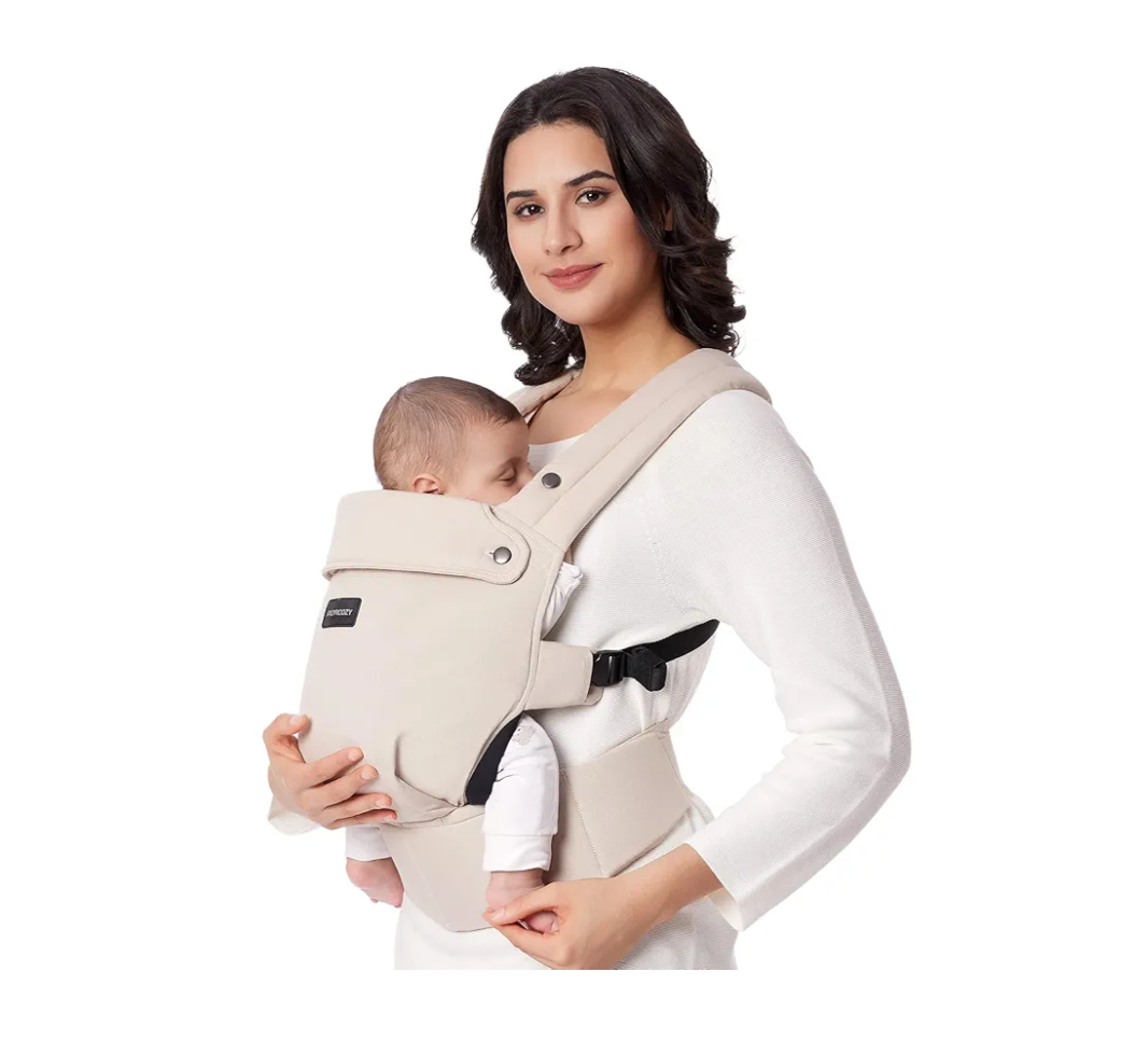 Momcozy Baby Carrier - Ergonomic, Cozy and Lightweight Carrier for 7-44lbs, Effortless to Put On, Ideal for Hands-Free Parenting, Enhanced Lumbar
