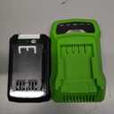 energup 2Pack 24Volt Replacement Greenworks 24V Battery 3.5A, 29842 29852 29322 BAG709 BAG710 20352 22232 2508302 for 2X24V Batteries with 1Port 24Volt greenworks Battery Charger