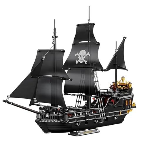 BDYDT Pirate Ship Set Black Pearl Pirate Ship Mini Building Blocks Set（1424PCS） Building Set Model Toys Gifts for Kid and Adult，Interesting Gifts for MOC Pirate Ship Enthusiasts
