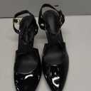 Coutgo Womens Slingback Kitten Heels Closed Pointed Toe Pumps Ankle Strap Work Dress Shoes, Size: 8.5