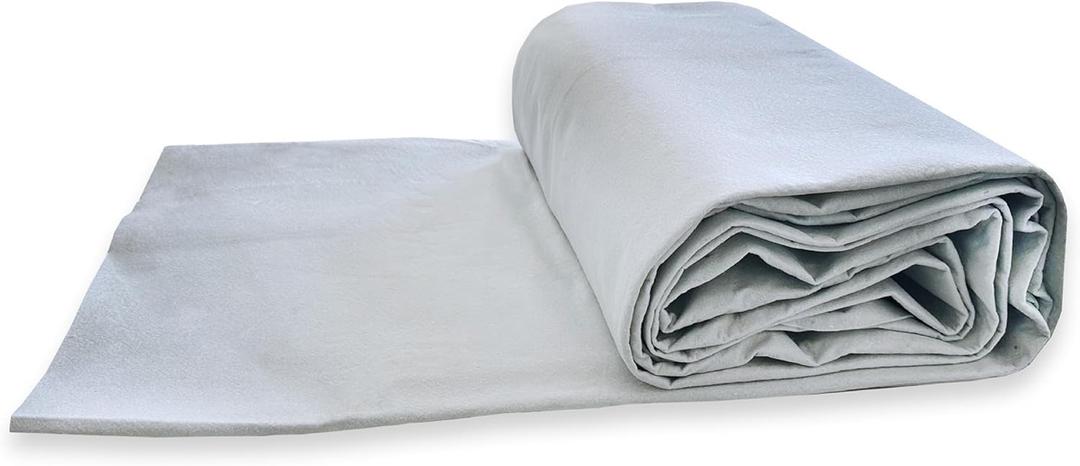 Blue Wave NL1540 12-Feet x 24-Feet Oval Liner Pad for Above Ground Pools,Gray