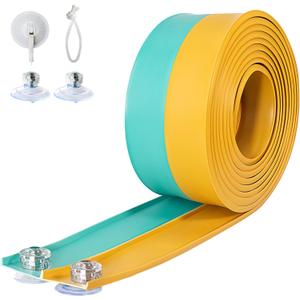 Flex Tracks 15 Ft for Kids Starter Set, Flexible Race Car Ramp Track with Suction Cups Compatible with Diecast 1/64th Cars for Ages 3 & Up (Daytona Blue & Yellow)