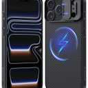 Nillkin CamShield Pro Compatible with iPhone 17 Pro,Compatible MagSafe,Case with Camera Cover,Magnetic 17 Pro 5G Case 6.3-inch Ultra-Thin Design,Shock Protection,Black