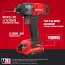 CRAFTSMAN V20 Power Tool Combo Kit, 7-Tool Cordless Power Tool Set with 2 Batteries and Charger (CMCK700D2)