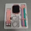 Ucani 4G Kids Smart Watch Boys Girls, Kid GPS Tracker Watch Phone Video Call Wifi Position School Mode Pedometer SOS Games, Birthday Toy Gifts for 6-12 Years Old, Pink Visit the Ucani Store