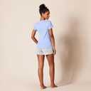 Amazon Essentials Women's Poplin Short and Sleep Tee Pajama Set