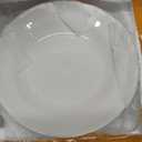 Pasta Bowls Set of 6, 9 Inch Serving Bowl, 27 oz White Porcelain Salad Bowls, Large Pasta Bowl for Soup, Kitchen, Dinner, Microwave and Dishwasher Safe