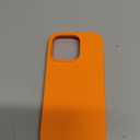 DOMAVER Case for iPhone 16 Pro 6.3'' Case Smooth Liquid Silicone Soft Gel Rubber Microfiber Lining Cushion Cover Shockproof Protective Phone Cases Compatible with iPhone 16 Pro-Orange