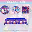 latest Mario Party Tableware, 20 Plates and 20 Napkins and Tablecloth71 '' x 42 ''Super Bros Birthday Party Decorate Supplies