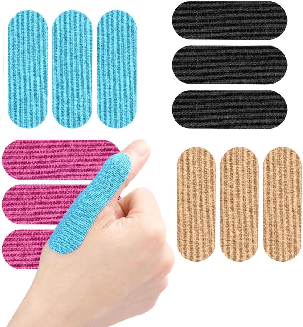 20 Pcs Bowling Thumb & Finger Tape, Bulk Sports Protection Tape for Thumb Hole Support, Joint Comfort Grip, 3x1 Inch Breathable Strips, Bowling Accessories