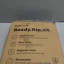 Quick Flip Toilet Seat with Built-in Potty & Splash Guard for Toddler Training, Slow Close - Jool Baby (Elongated)