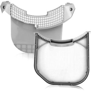 ADQ56656401 Dryer Lint Filter with MCK49049101 Lint Trap Cover - Fit for L-G Ken-more Elite Dryer DLGX4001W DLGX4001B DLGX3701W DLGX3701V DLGX8101V DLGX3571V by TOMOON