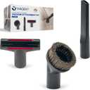 1-3/8'' Vacuum Brush Attachments for Shark, Miele & Most Canister/Handheld Vacuums - Crevice Tool, Upholstery & Horsehair Dusting Brushes - Pet Hair Removal Tool Attachment