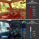 Windshield Sun Shade, JoyTutus Custom-fit Blocks Rays Sun Shade Visor Protector Compatible with Wrangler JL, Easy to Install Car Windshield Sunshade, Keep Your Car Cool for JL JLU 2018-2026 & JT