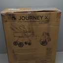 Baby Stroller, 2 in 1 Newborn Stroller Convertible Bassinet for Infant Toddler Pram with Footmuff (Black)