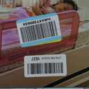 Dream On Me Mesh Security Bed Rail Toddler Safety Guard with breathable mesh, reinforced anchor system, lightweight, portable, fits adult twin-size beds, Pink