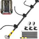 Garland Hanger for Door Frame | Adjustable 18.9"-72.5" | Heavy-Duty | No Screws, Drilling, or Glue | Perfect for Christmas & Halloween Wreaths, Lights & Decorations | Damage-Free Installation