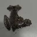 Geyoga 6 Pieces Vintage Hair Barrettes for Women Retro Flower French Pearl Crystal Rhinestones Clips Hair Pins for Women Styling Accessories(Elegant Style)