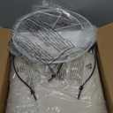 28" Vintage Table Lamps with USB C+A Ports & AC Outlet, Industrial Farmhouse Table Lamp Set of 2, Black Modern Nightstand Beside Lamps with 2 Night Light for Living Room Bedroom(4 LED Bulbs Included)