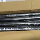 Tension Curtain Rod Extra Long Outdoor Curtain Rod Black Shower Curtain Rods No Drilling 31-168 In2.58-14FtAdjustable Spring Tension Rods Heavy Duty for Bathroom Patio Window Rust Proof