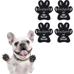 Anti-Slip Dog Toe Grips Pads, Paw Protectors Provide Foot Traction for Senior Dogs on Slippy Floors, Ideal for Hot Pavement Protection & Injured Paws, (12 Sets - 48Pads, M) (M (1.76"x1.5", 11-20 lbs))