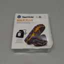 Yaktrax Walk Plus Traction Cleats for Ice and Snow, 360° Steel Coil Grip for All-Direction Traction, Flexible Cold-Resistant Upper, Easy On/ Off with Heel Tab, Includes Carry Bag & Carabiner, X-Large, Black