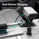 100W Laptop Car Charger USB C Car Charger for Dell Latitude/Precision/XPS, Compatible MacBook Pro/Air,HP Spectre/Elitebook,Samsung Galaxy,Asus,acer,Lenovo ThinkPad/Yoga/Idea Car Laptop Charger